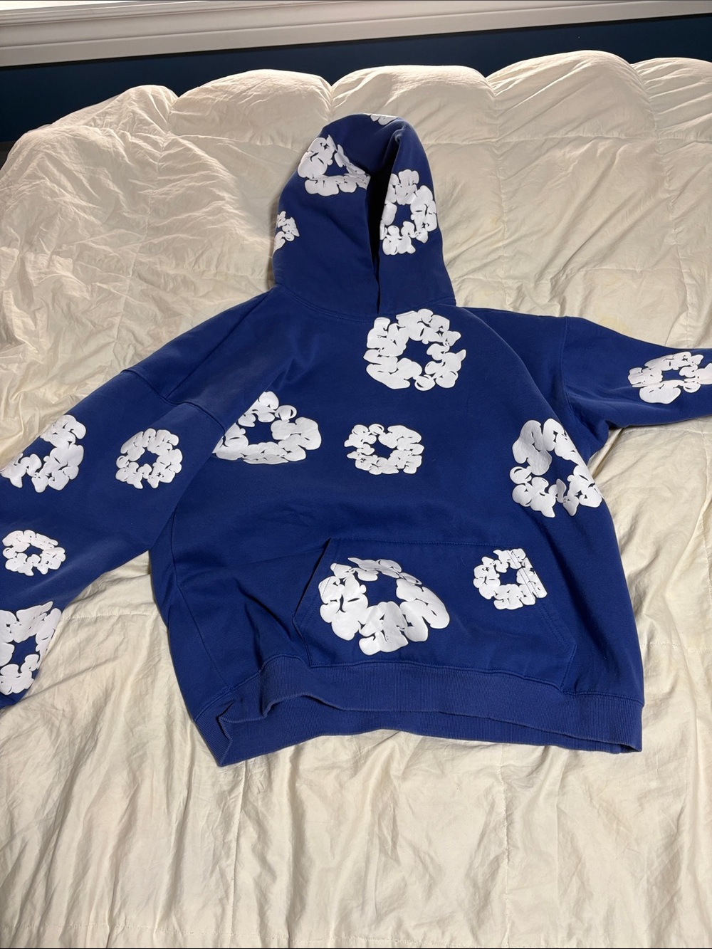 Dark Blue Denim Tears Hoodie
